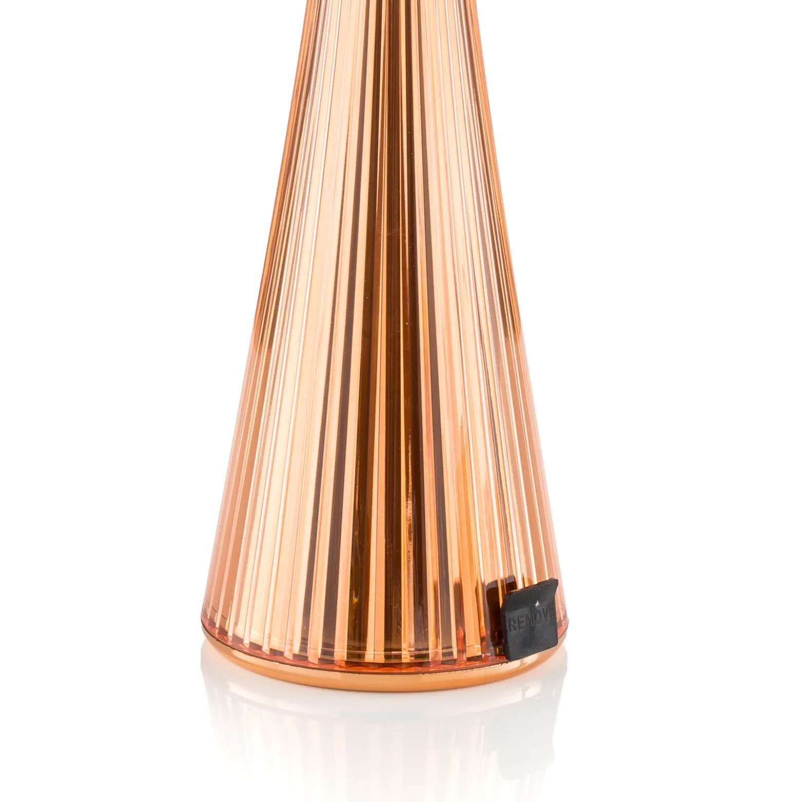 Kartell Space lámpara de mesa LED de diseño, cobre