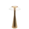 Kartell Space lámpara de mesa LED de diseño, oro