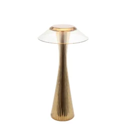 Kartell Space lámpara de mesa LED de diseño, oro