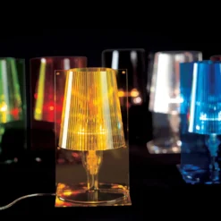 Kartell Take lámpara de mesa de diseño, ámbar