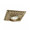 Kolarz downlight de techo Milady, color latón antiguo, longitud 10 cm