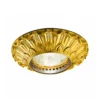 Kolarz downlight de techo Milady, Ø 10 cm, chapado en oro de 24 quilates