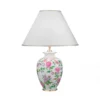 Kolarz Giardino Flora lámpara de mesa, altura 55 cm, blanco/color