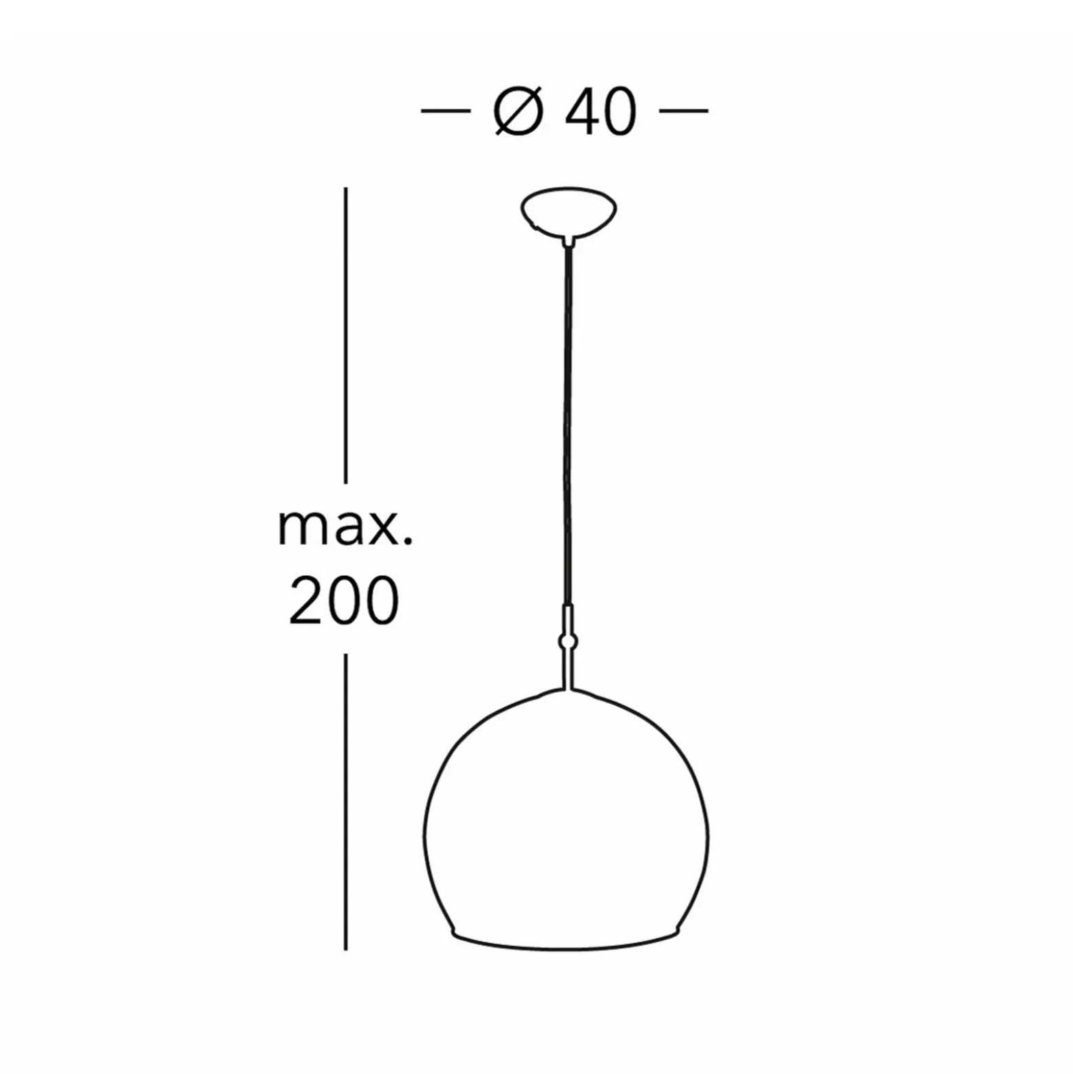 Kolarz Lámpara colgante Luna, Ø 40 cm, color crema, cristal