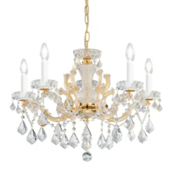 KOLARZ Maria Louise lámpara araña cristal 5 luces