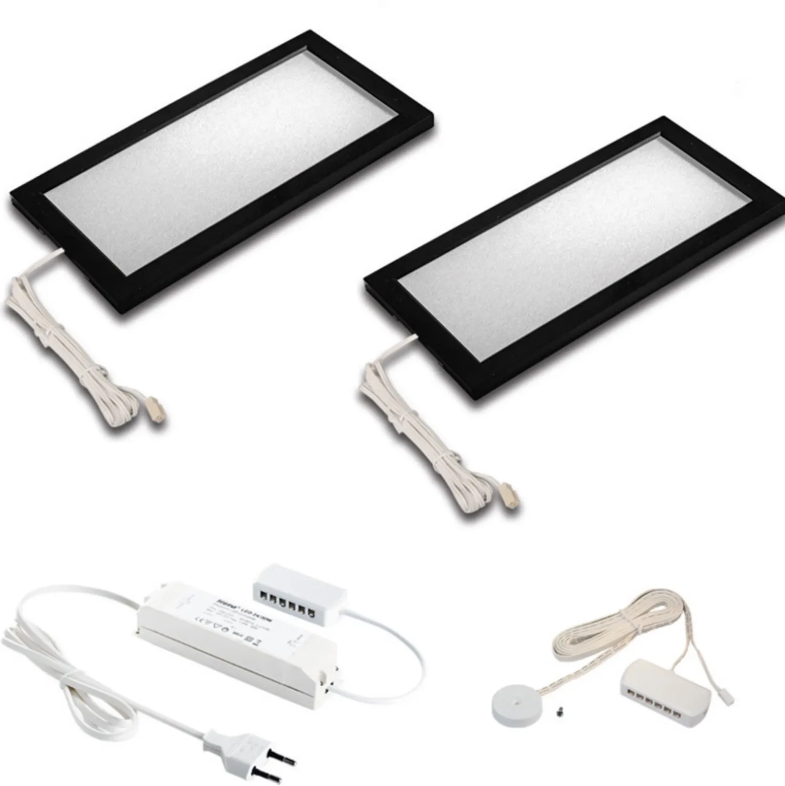 LED bajo mueble Sky dimmer 2 ud 4.000K negro
