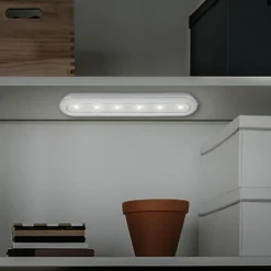 LED-push-light Row funciona con pilas 6.500K 30 cm