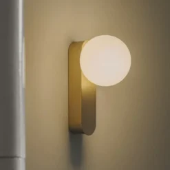 LEDS-C4 Aplique de pared LED Perlina, dorado