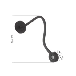 LEDS-C4 Link aplique LED negro