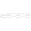 LEDVANCE Aplique de pared LED Orbis Flame, 3 luces, cromo, IP44