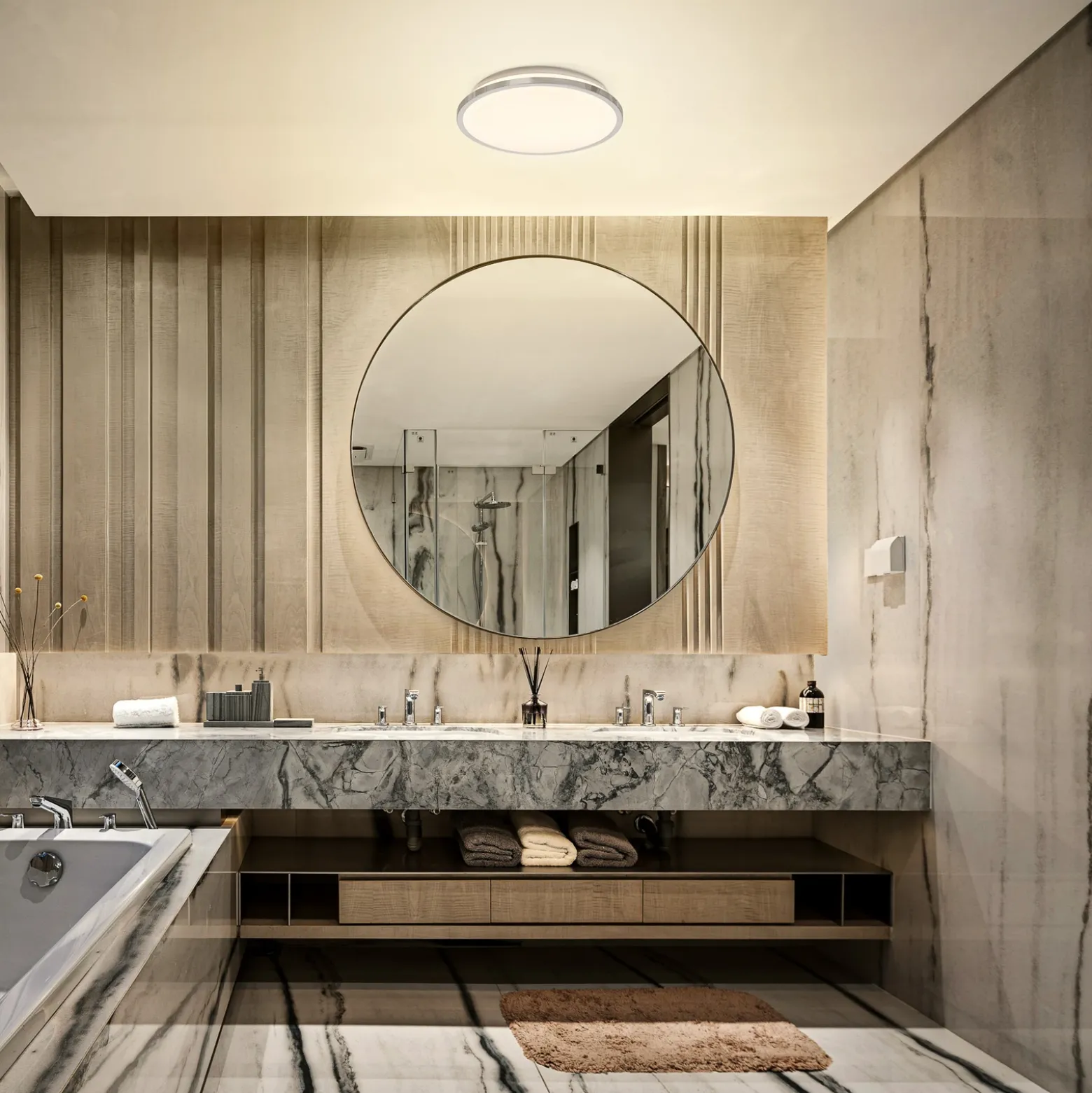 LEDVANCE Bathroom Ceiling plafón LED cromo