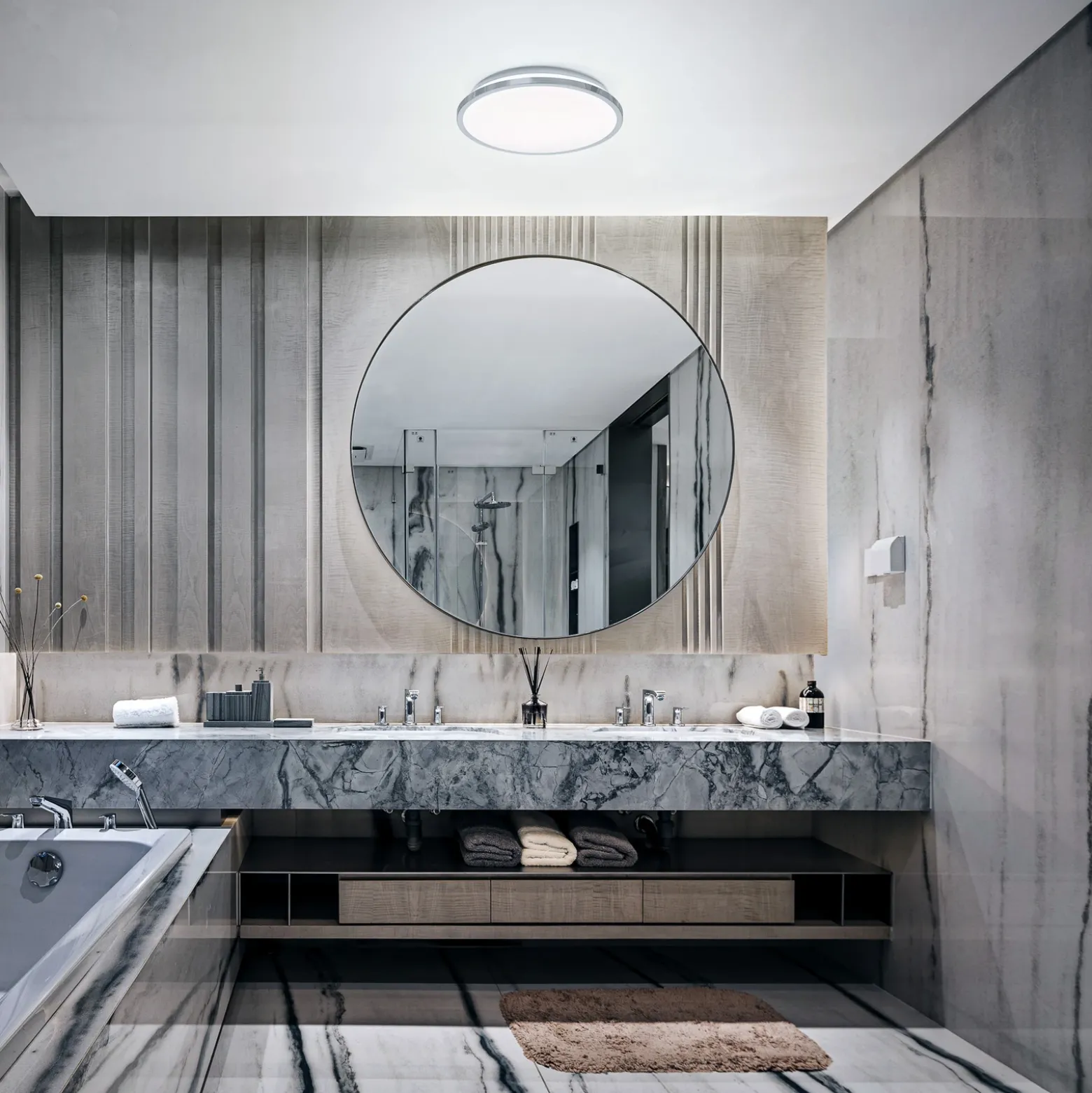 LEDVANCE Bathroom Ceiling plafón LED cromo
