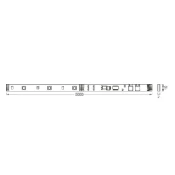LEDVANCE Flex Remote tira LED IP20 RGBW, 3m
