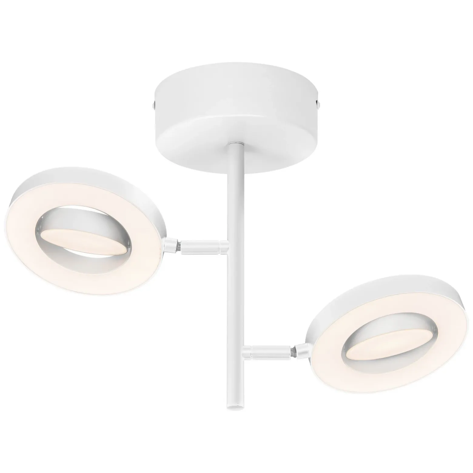 LEDVANCE LED downlight Saturn, 2 luces, CCT, alto, blanco