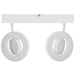 LEDVANCE LED downlight Saturn, CCT, 2 luces, largo, blanco