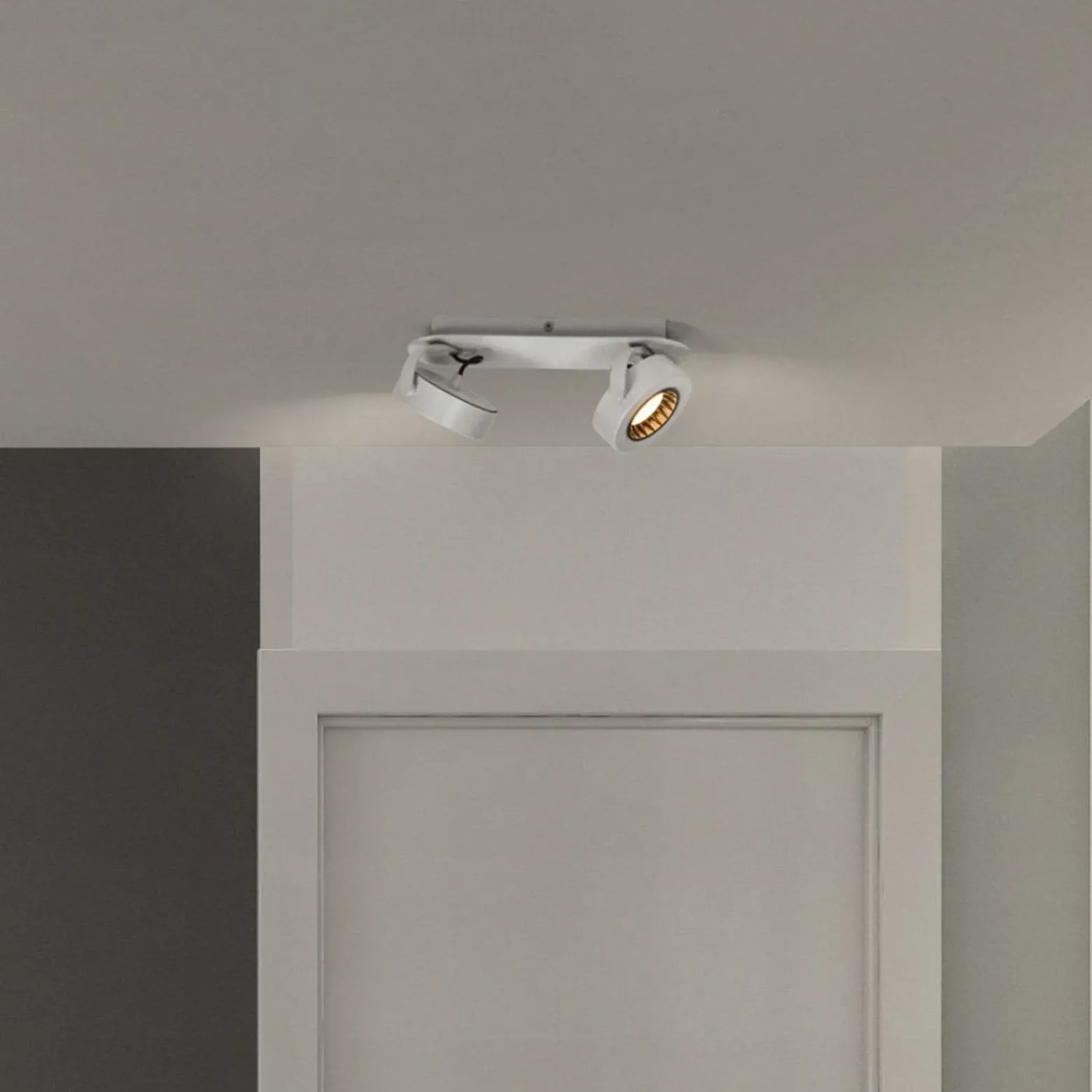 LEDVANCE LED downlight Venus, 3.000 K, 2 luces, blanco