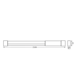 LEDVANCE Neon Flex tira LED RGB USB 2,1m