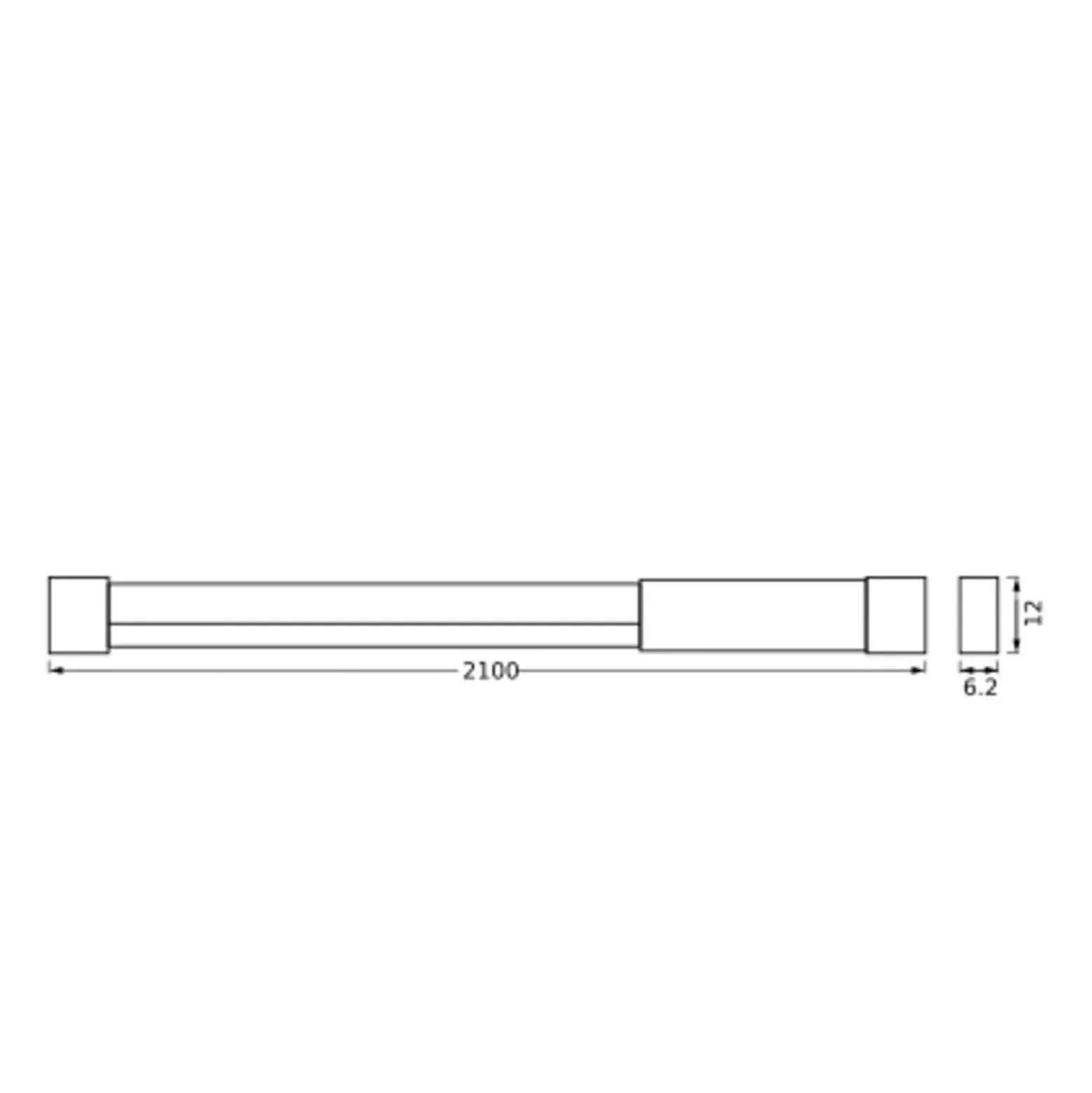 LEDVANCE Neon Flex tira LED RGB USB 2,1m