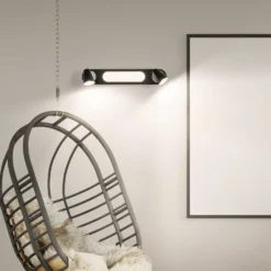 LEDVANCE Plafón LED Neptune, 2 focos, negro