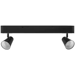 LEDVANCE Plafón LED Neptune, 2 focos, negro