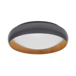 LEDVANCE Plafón LED Orbis Livia Ø 43 cm, gris, metal