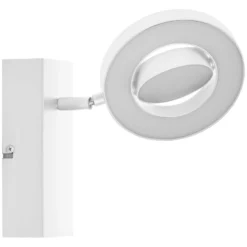 LEDVANCE Saturno CCT Foco de pared LED, interruptor, blanco