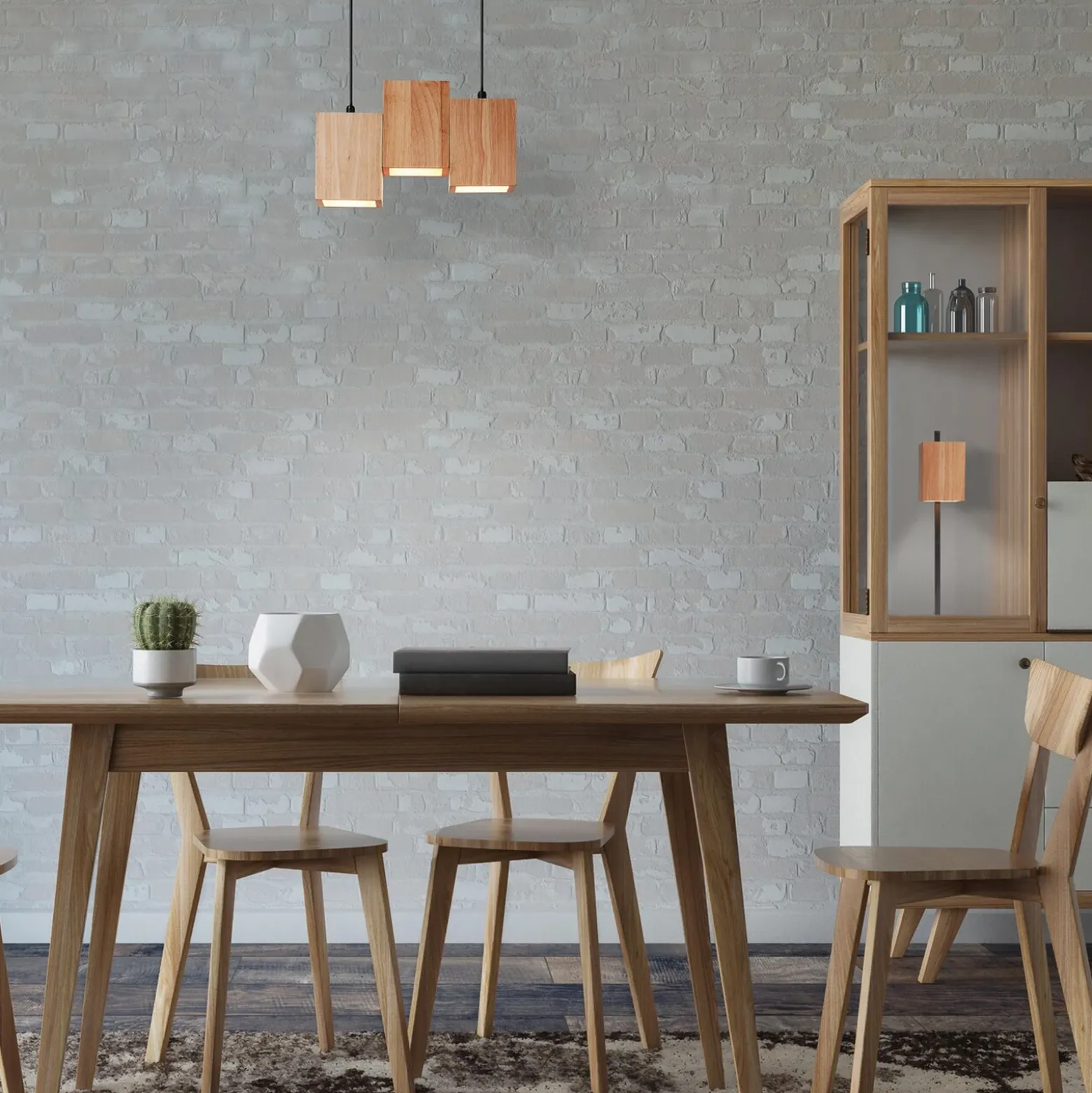 LEDVANCE SMART+ WiFi Decor Wood lámpara mesa LED