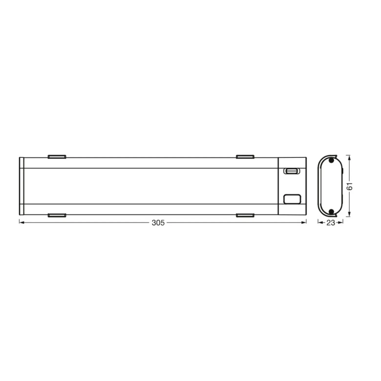 LEDVANCE SMART+ WiFi lineal Slim LED bajo mueble