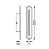 LEDVANCE SMART+ WiFi Orbis Bath Wall 30 cm blanco