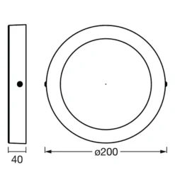 LEDVANCE SMART+ WiFi Orbis Downlight Surface Ø20cm