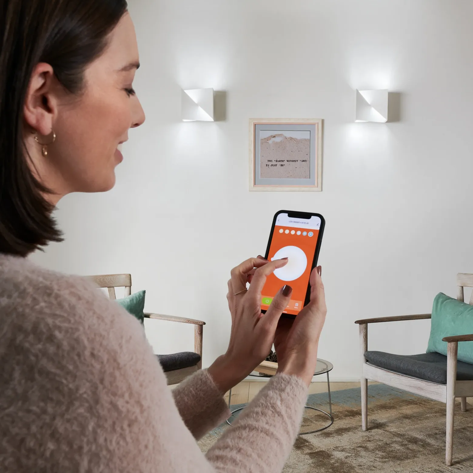LEDVANCE SMART+ WiFi Orbis Wall Cross, 30 x 15 cm