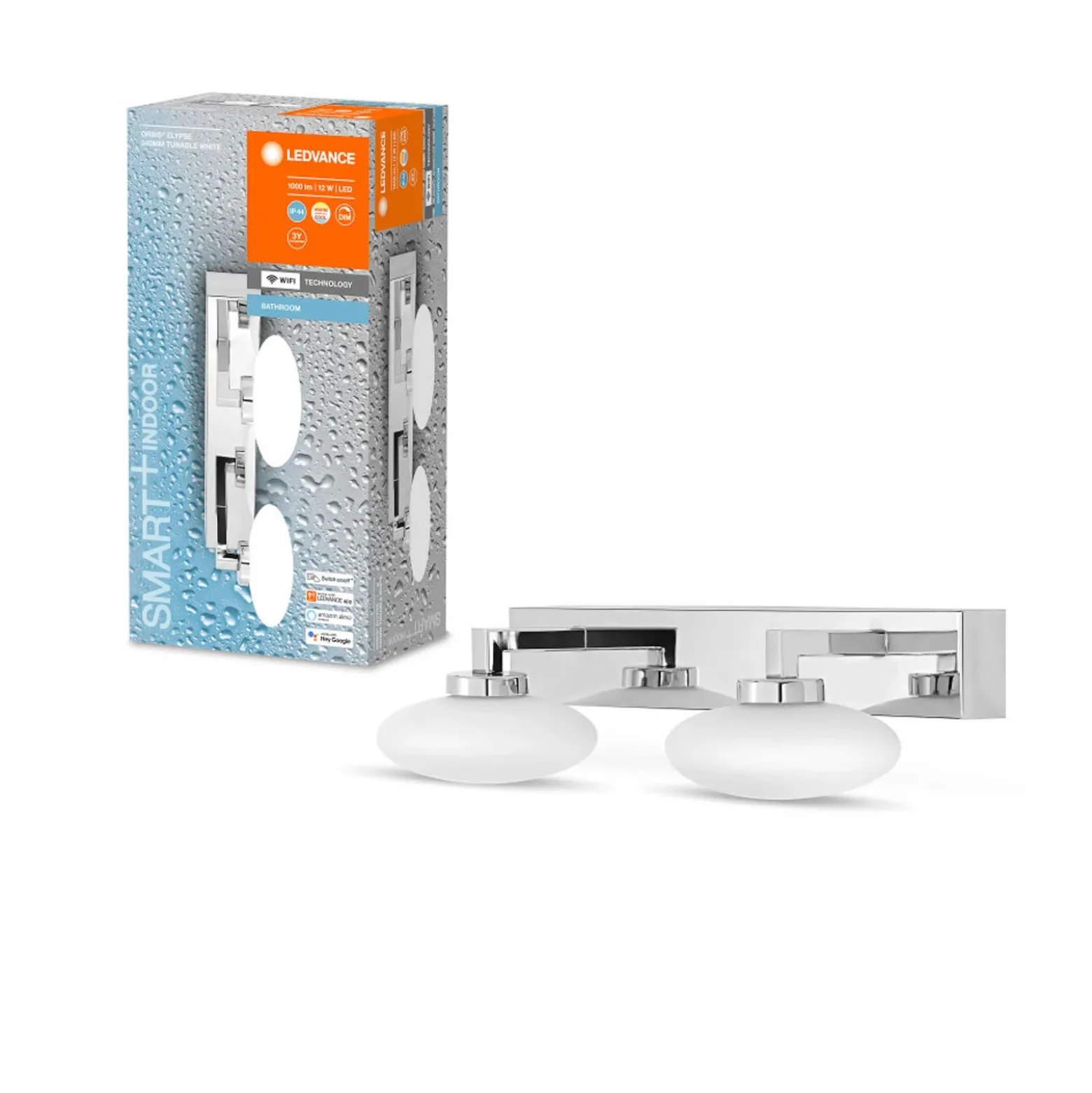 LEDVANCE SMART+ WiFi Orbis Wall Elypse, 2 luz