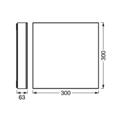 LEDVANCE SMART+ WiFi Planon FL Sparkle 30x30 cm