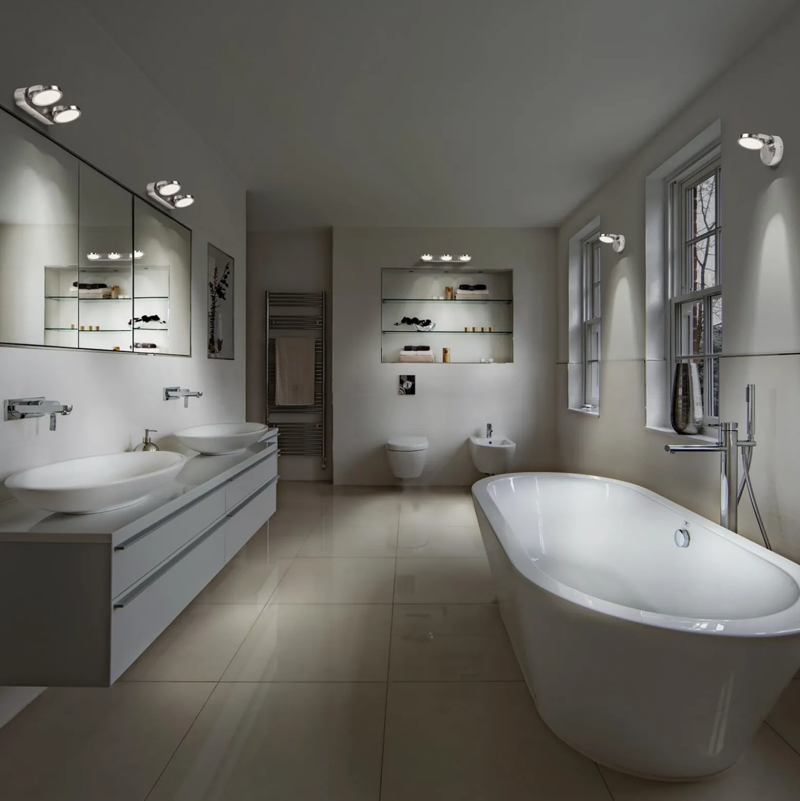 LEDVANCE SUN@Home Bathroom Foco de pared LED de 1 luz