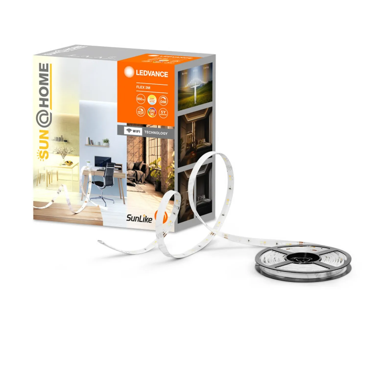 LEDVANCE SUN@Home Flex, tira LED, longitud 3 m.