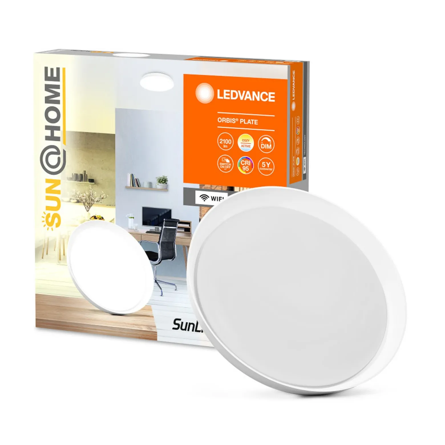 LEDVANCE SUN@Home Orbis Plate plafón LED