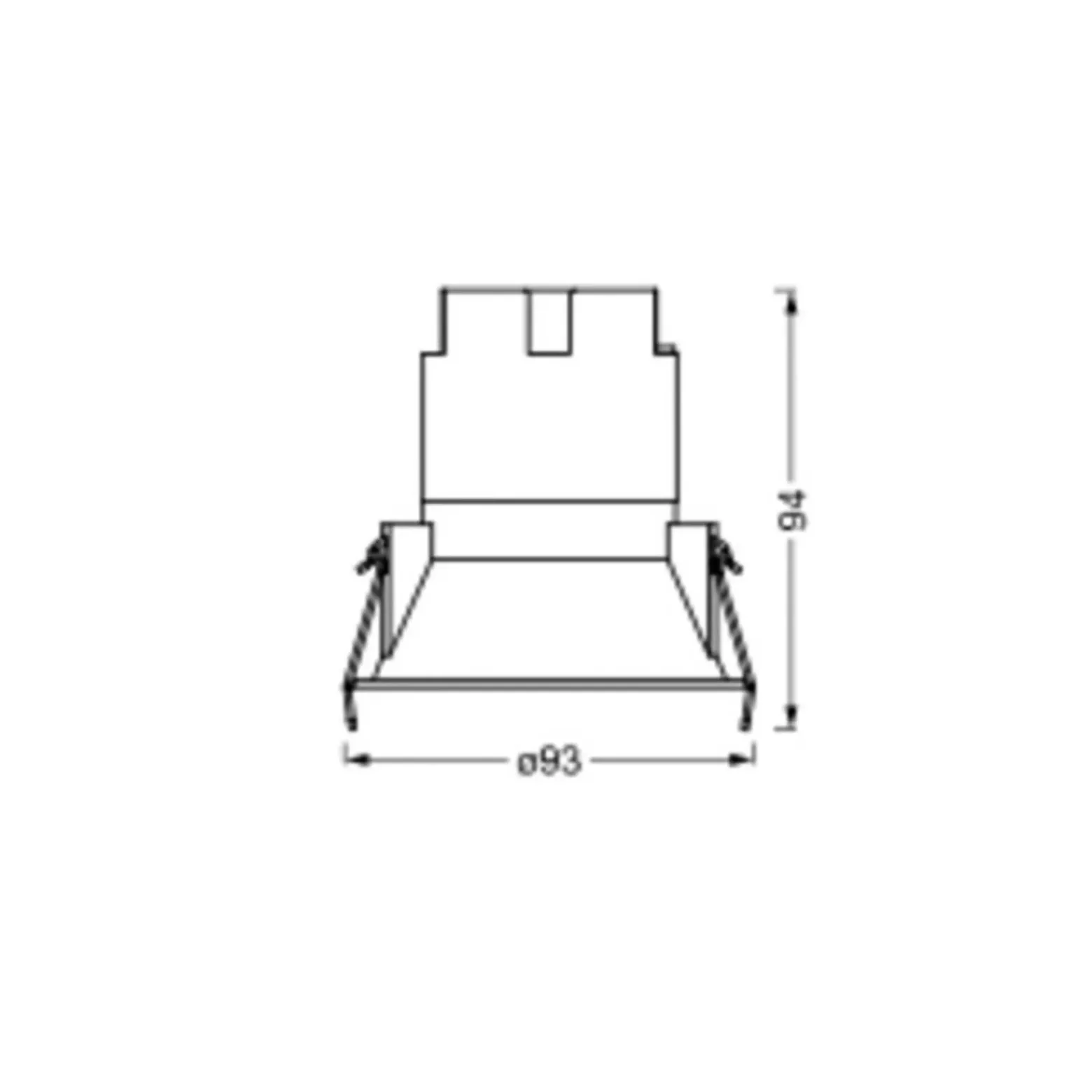 LEDVANCE Twist foco Ø9,3cm 840 blanco/plata