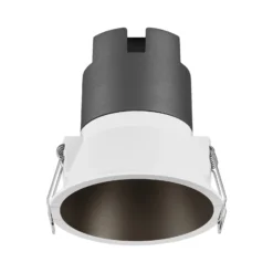 LEDVANCE Twist foco Ø9,3cm 840 blanco/negro