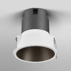 LEDVANCE Twist foco Ø9,3cm 840 blanco/negro