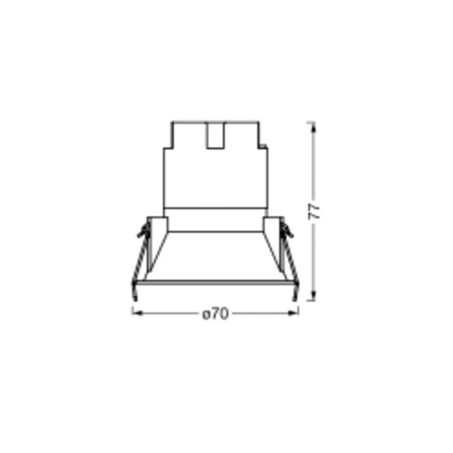 LEDVANCE Twist foco LED Ø7cm 840 blanco/plata