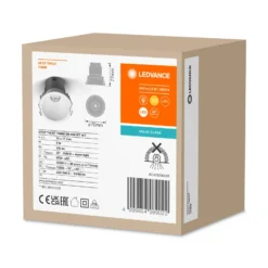 LEDVANCE Twist foco LED Ø7cm 830 blanco/blanco