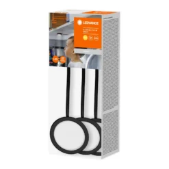 LEDVANCE Undercabinet Puck foco mueble 3 ud negro