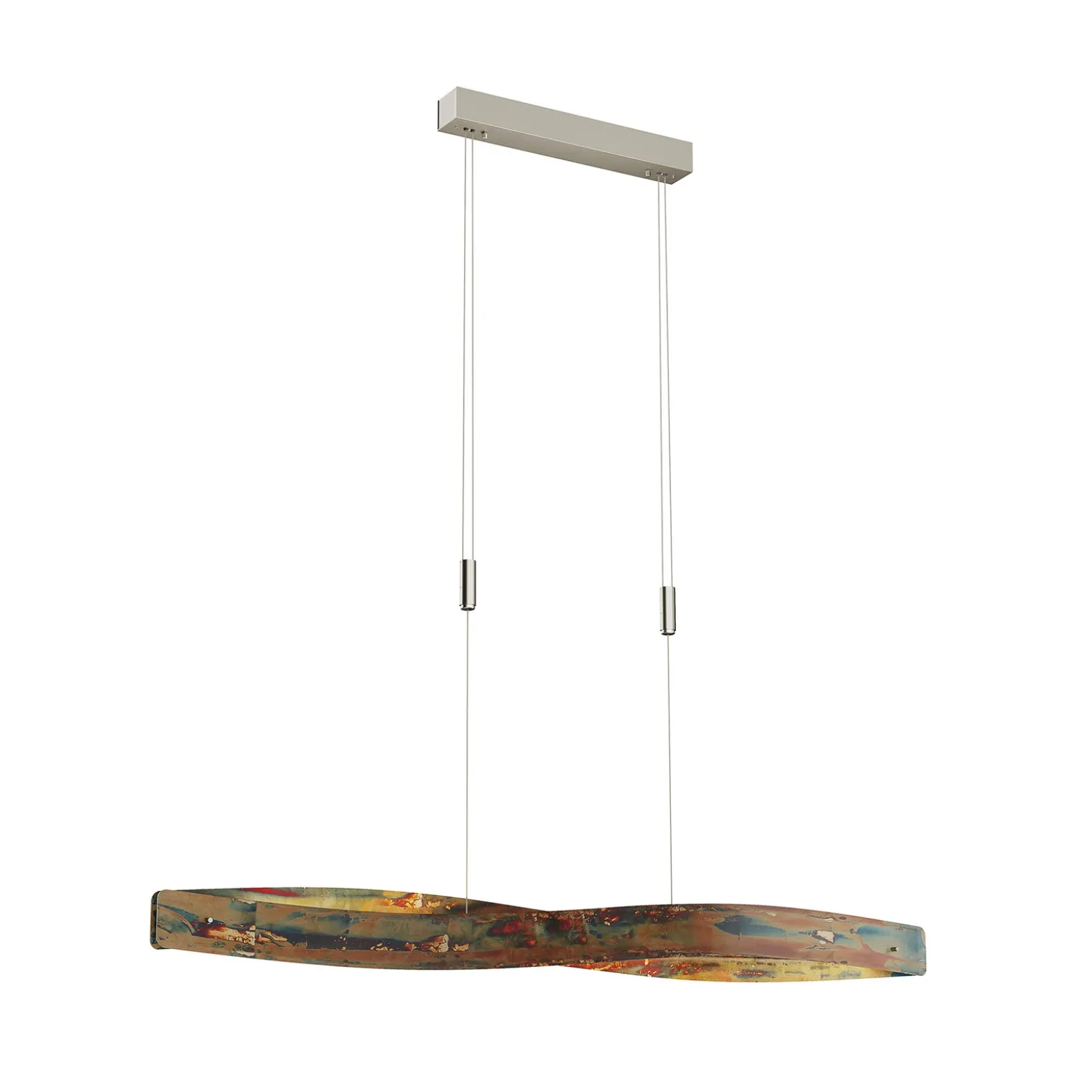 Lian Lámpara colgante LED con superficie oxidada
