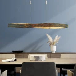 Lian Lámpara colgante LED con superficie oxidada
