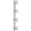 LIGHTME de espejo Aqua Hollywood 4 luces cromo