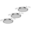 Lightme empotrada Aqua Pur Ø11cm set 3 ud cromo