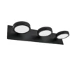 LIGHTME lámpara espejo LED Aqua down 3 luces negro