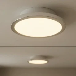 LightMe Plafón LED Aqua Ø14,7cm cromo