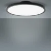 LightMe Plafón LED Aqua Ø 30,2cm negro