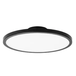 LightMe Plafón LED Aqua Ø 30,2cm negro